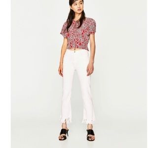 Zara Ankle Flare Jeans
